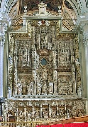 Retablo mayor de la Basílica del Pilar