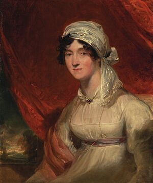 Sir thomas lawrence pra portrait of jean babington half-length seated120120)