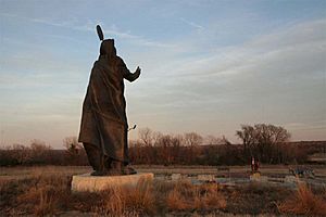 Statue of Standing Bear seen from West