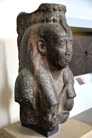 Statue of Tasherenese, mother of king Amasis II, 570-526 BCE, from Egypt, currently housed in the British Museum