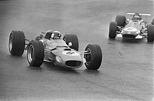 Stewart and Rindt at 1968 Dutch Grand Prix