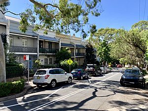 Terraced houses at Fiveways, Paddington, New South Wales