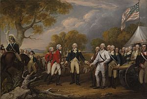 The Surrender of General Burgoyne at Saratoga October 16 1777