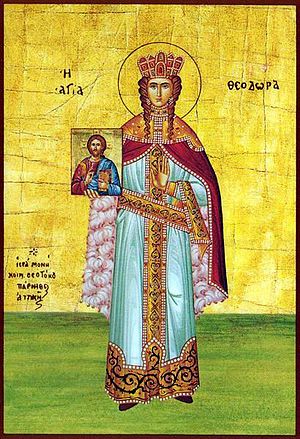 Theodora (greek icon XIX c)