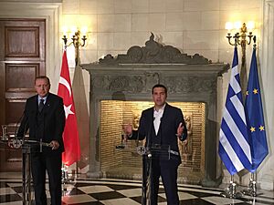 Tsipras Erdogan press conference in Greece, December 7 2017