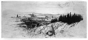 View of Florence, 1886, from Maiano, (Italy) LCCN96512438
