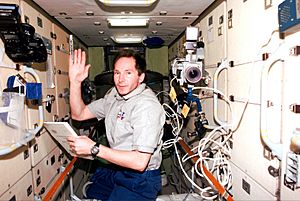 Walerij Tokariew na pokładzie Międzynarodowej Stacji Kosmicznej s96e5123
