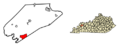 Webster County Kentucky Incorporated and Unincorporated areas Providence Highlighted 2163372