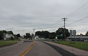 Westville Center Sign NY37 at NY122 West Terminus