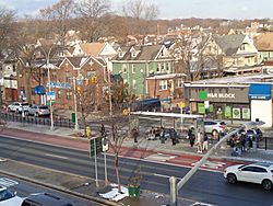 View from the Woodhaven Boulevard subway station