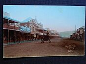 Woodlark street lismore 1800's postcard