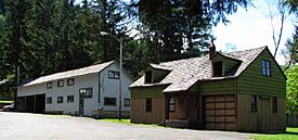 Zigzag Ranger Station shop buildings - Zigzag Oregon