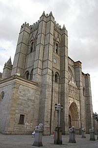 Ávila Chatedral main view