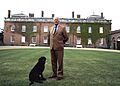 11th Duke of Grafton outside Euston Hall Allan Warren