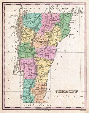 1827 Finley Map of Vermont - Geographicus - Vermont-finely-1827