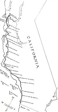 1920 Alta California mission trail