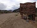 2014-07-28 13 47 45 Sign at the west entrance to Ione, Nevada