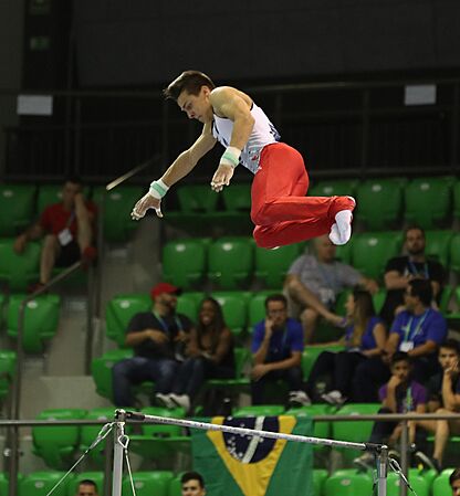 2019-06-27 1st FIG Artistic Gymnastics JWCH Men's All-around competition Subdivision 4 Horizontal bar (Martin Rulsch) 230