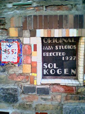 A Plaque about Carl Street On the Studio itself, yo