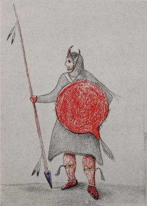 A member of the Cheyenne Soldier Society The Red Shields