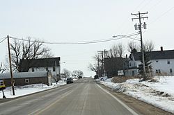 Looking south in downtown Advance