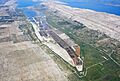 Aerial image of the Pag salt evaporation ponds (view from the south)