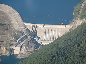 Aeriel picture, Revelstoke Dam.jpg