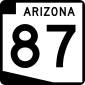 Arizona state route marker