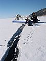 Baikal lake Crack in the ice