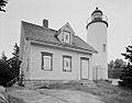Baker Island Light, Lightkeeper's House, Just east of Cranberry Isles, at entrance to Frenc, Baker Island (Hancock County, Mainre)