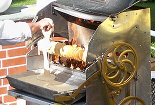 Baumkuchen Feuer