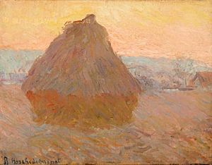 Blanche Hoschedé Monet, Grainstack or Haystack, 1889