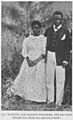 Bugidi, the mission engineer, and his wife. Bakundi was a Bateke boy, trained by Grenfell