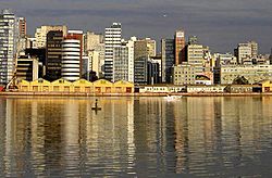 Centro de Porto Alegre visto do Guaíba