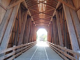 Chamber Covered Bridge Interior Truss