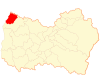Map of Navidad commune in O'Higgins Region