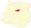 Location of the Pelarco commune in the Maule Region