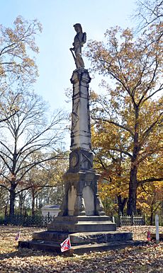 Confederate monument - Old Aberdeen Cemetery, Aberdeen, Mississippi