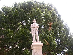 Confederate soldier, Wilbarger County Courthouse, Vernon, TX Picture 2204