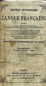Cover of Larousse French dictionary