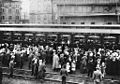Crowds as soldiers leave Union Station 1914