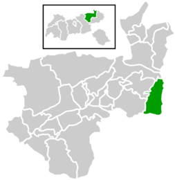 Location within Kufstein district