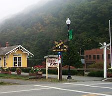 Historic Depot and the Greenbrier River Trail in Marlinton.