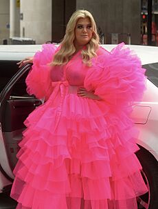 Gemma Collins outside the BBC Broadcasting House on 2 August 2019
