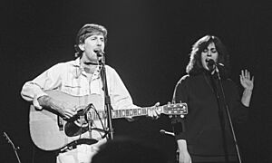 Graham Nash and Leah Kunkel Atlanta 1980-1