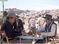 Gregory Peck and Omar Sharif Playing Bridge on the Set of MacKenna's Gold, 1969