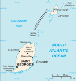 Grenada-CIA WFB Map