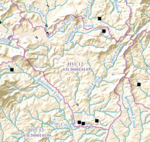 HUC 031300010105 - Amys Creek-Chattahoochee River