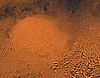 Hellas Planitia, a huge Martian basin.