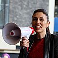 Jacinda Ardern at the University of Auckland (cropped)